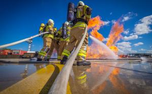 Wie in einer kleinen Stadt...Hannovers Flughafenfeuerwehr im Einsatz