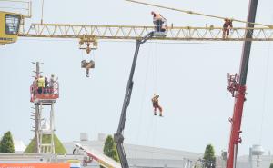 Leistungsvergleich der Höhenretter in Deutschland auf der INTERSCHUTZ