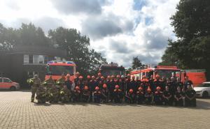 Jugendfeuerwehren Norderstedt und Zwijndrecht im Einsatz