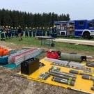 Bevor die Helferinnen und Helfer in Ellwangen mit dem praktischen Teil der...