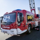 Ausstellung von Einsatzfahrzeugen auf der RETTmobil.