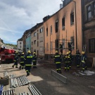 Zur Unterstützung der Feuerwehr waren die THW-HelferInnen mit dem...