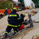 Die Fachgruppe für schwere Bergung war im Einsatz.