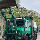 Für große Funde wurde entsprechend schwere Gerätschaften zur Bergung...