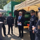Besuch zur Übung des Polizeipräsidiums