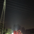 Feuerwehr Essen Darstellung mit Erkundungsscheinwerfer