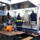 Erleichterung bei der Arbeit durch das Spülmöbil des Ortsverbandes Eberswalde.