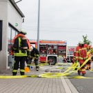 Zusammen mit dem Löschzug Dortmund-Lütgendortmund wurde geübt.