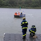 Ehrenamtlichen bauten Bootsanleger