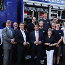 Gruppenfoto bei der Eröffnung des THW-Ausbildungszentrums