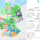 Abbildung 6: Einwohnergewichtete Wegezeit durch die Polizei, ausgehend vom...