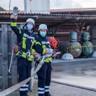 Fiktiver Löschangriff während der Ausbildung