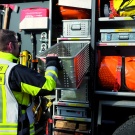 Entsorgung der kontaminierten Kleidung.