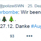 Beendigung der Krisenkommunikation über den Kanal.