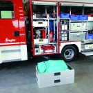MLF mit wechselbaren Belademodulen auf einem 9,0 t LKW-Fahrgestell.