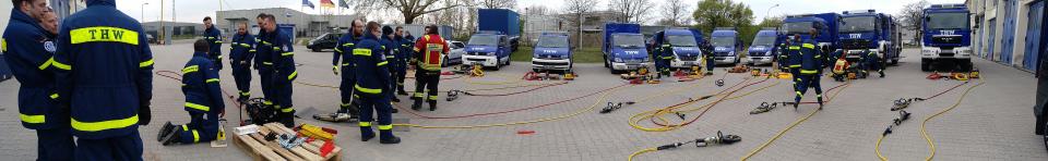Testen der neuen Geräte erfolgte nach einer theoretischen Einweisung.