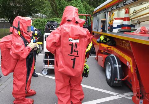 PSA für den Einsatz mit Chemikalien.