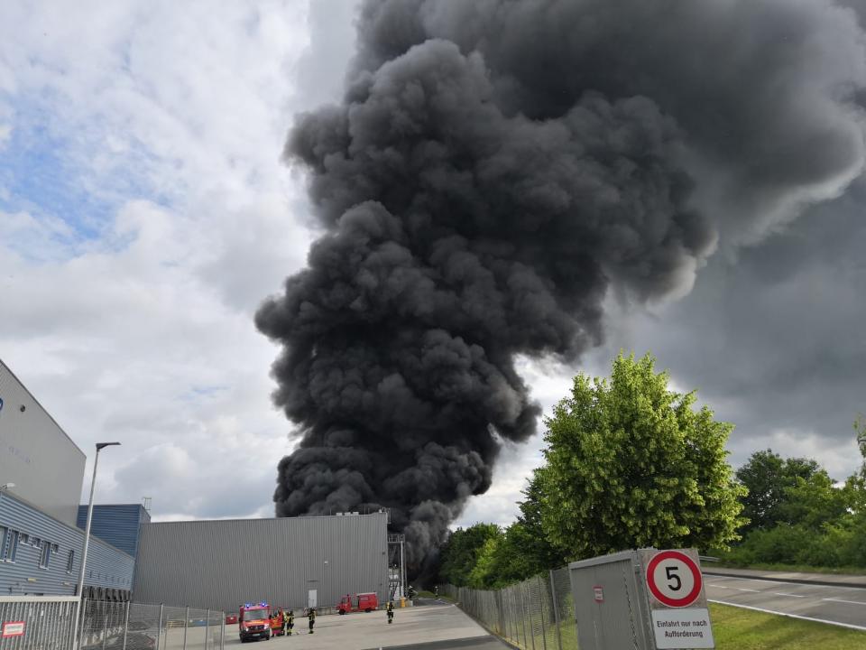 Brand Lagerhalle Bad Sobernheim