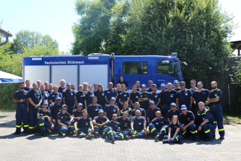 THW Kurs in länderübergreifender Zusammenarbeit