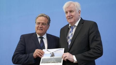 Jahresbericht 2018 der Bundespolizei wird von Seehofer auf der Bundeskonferenz...