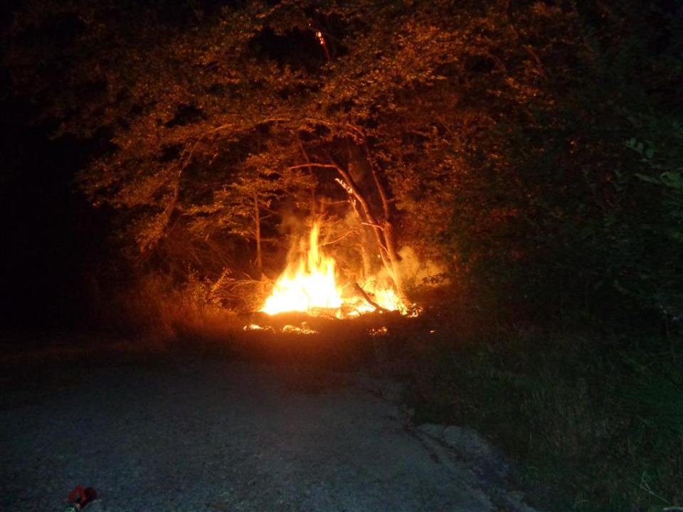 Übergreifen des Feuers konnte durch die Feuerwehr verhindert werden