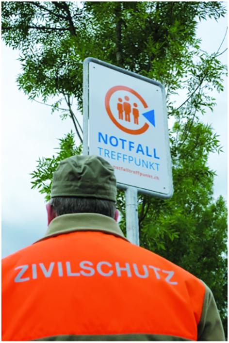 Notfalltreffpunkte als Anlaufstellen für die Bevölkerung im Ereignisfall.