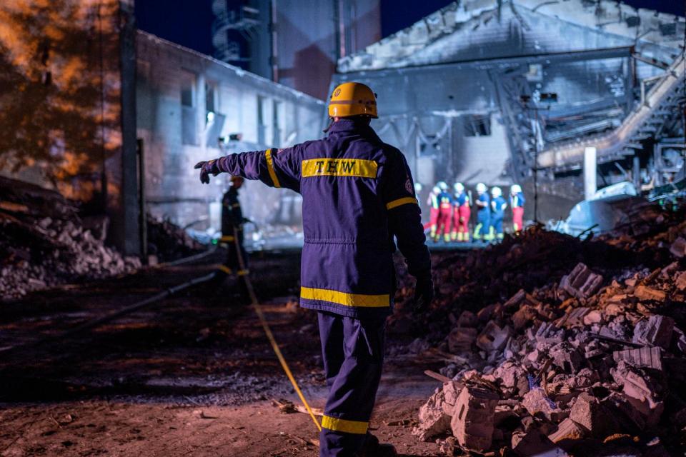 THW-HelferInnen im Einsatz