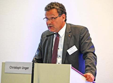 BBK-Präsident Christoph Unger bei seiner Eröffnungsrede