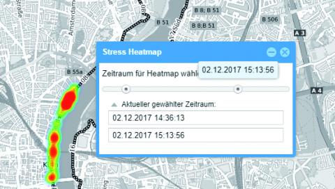 Heatmap von Stressalarmen