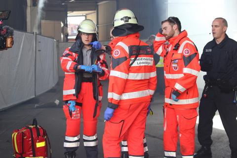 Einsatzkoordination vor Ort