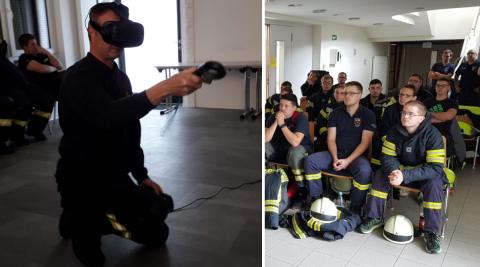 Erkundung einer Lage in VR Workshops