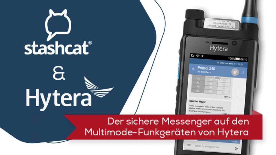 stashcat und Hytera Grafik
