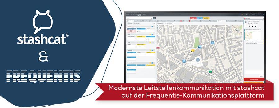 stashcat GmbH und Frequentis Grafik