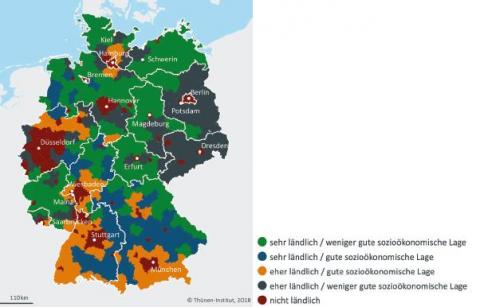 Abbildung 1: Thünen-Typologie ländlicher Räume