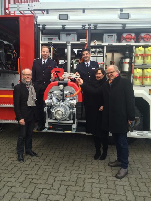 Von links nach rechts: Ralf Kapschack Daniel Backhaus Tomas Stanke Christine...
