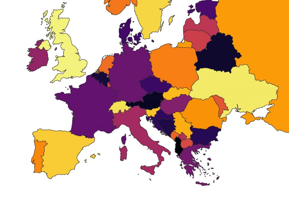 GIS-Karte der Welt