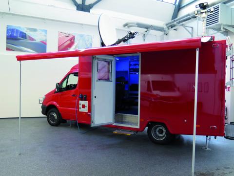 ELW Fahrzeug von BINZ ging an die Feuerwehr in Kuweit.