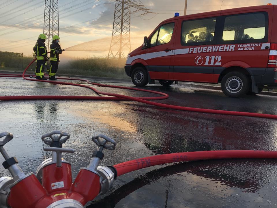 Übungsdienst mit Mund-Nasen-Schutz