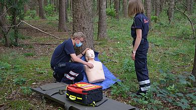 Übung der Johanniter