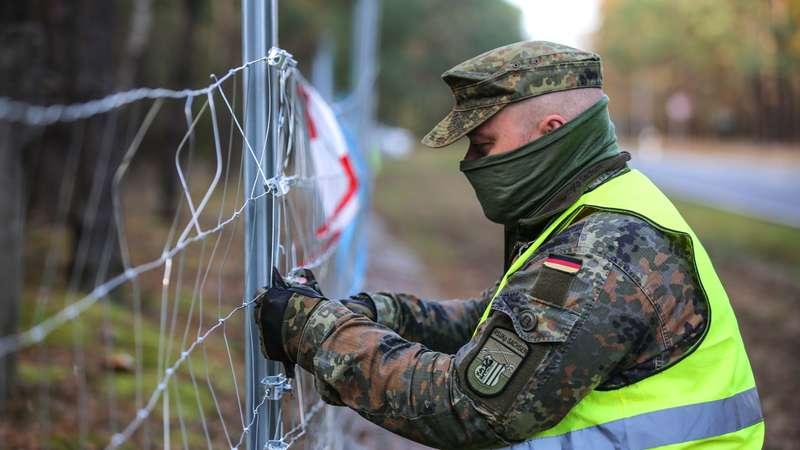 Reservisten bei der Amtshilfe