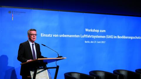 Workshop wird mit einem Impulsvortrag von Bundesminister Dr. Thomas de...