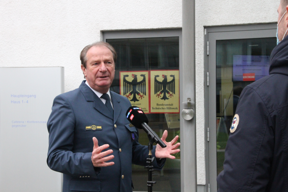 THW unterstützt Länder und Kommunen während der Corona-Pandemie