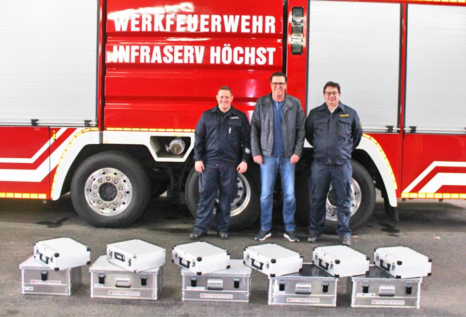 Ausstattung von Stoll für den neuen GWG der Werkfeuerwehr lnfraserv Höchst.