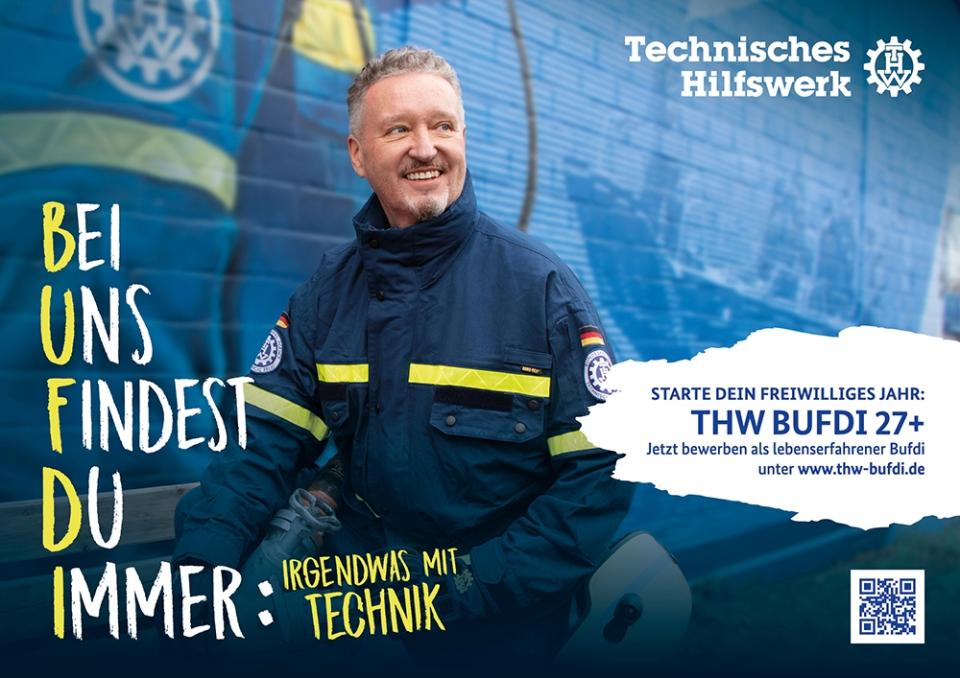 Aktuell macht das THW deutschlandweit mit neuen Motiven bei der Online-Werbung...