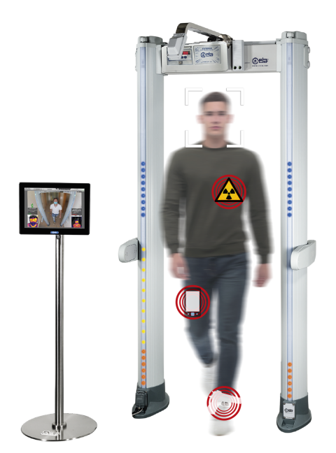 Der modulare Durchgangsdetektor CEIA 02PN20v3 erlaubt die simultane Detektion...