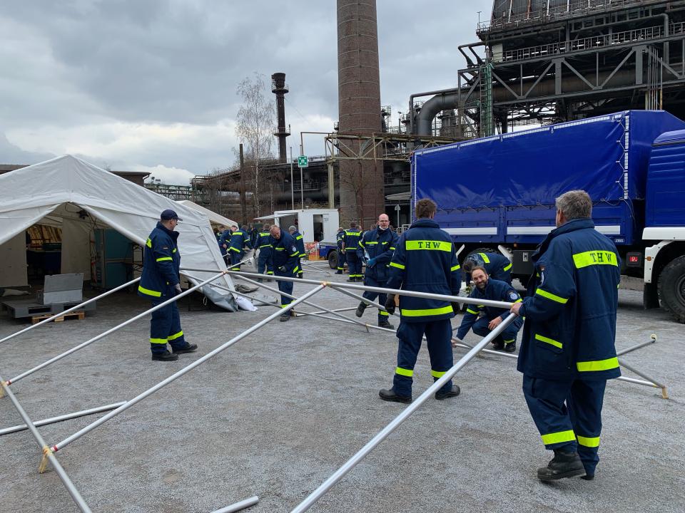 Weltflüchtlingstag: THW im Einsatz für ukrainische Geflüchtete