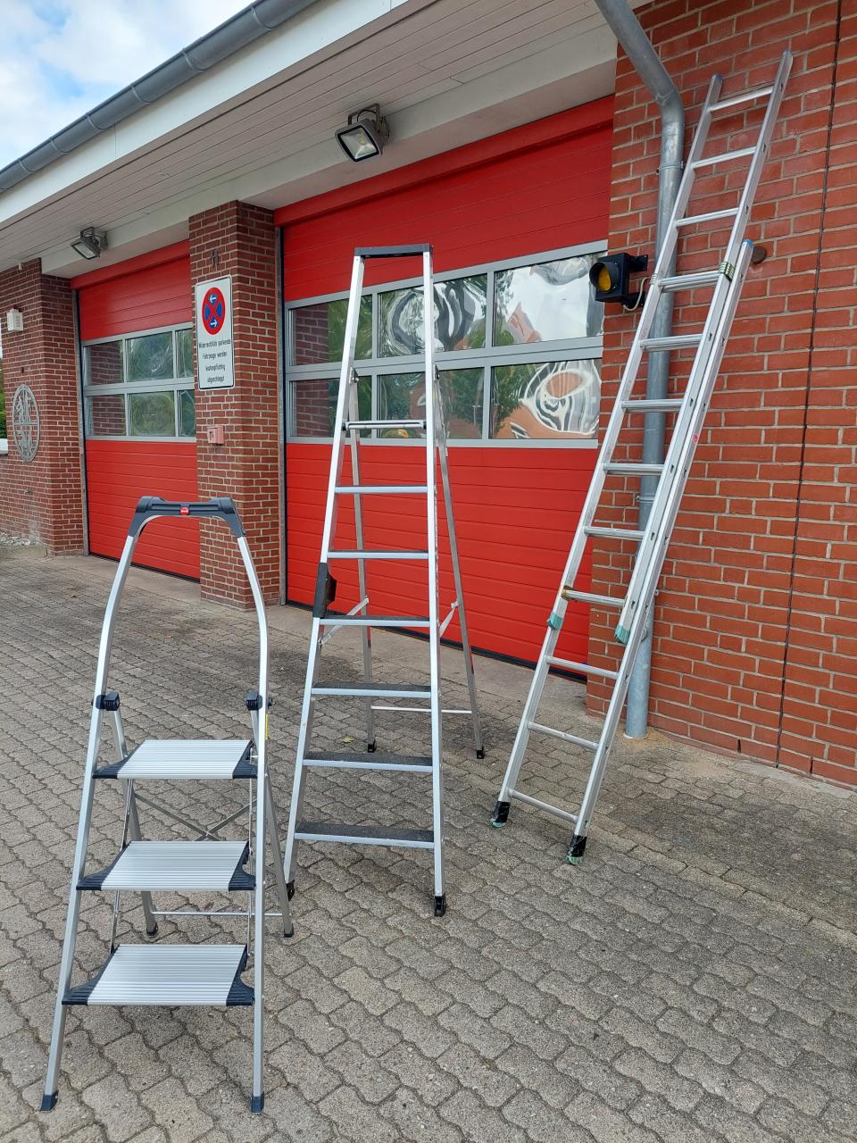 Auch feuerwehrfremde Leitern müssen geprüft werden.