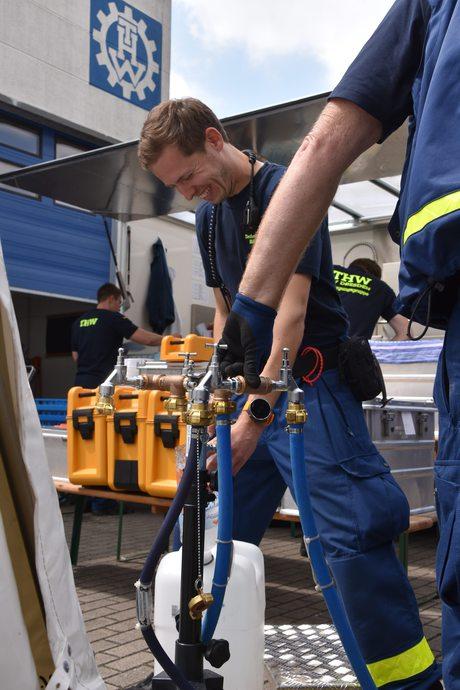 Mehr als 120 THW-Helferinnen und -Helfer waren im Einsatz.