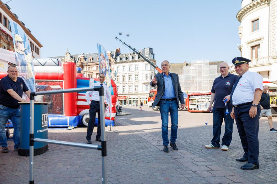 Innenminister Peter Beuth beim Tag des Bevölkerungsschutzes