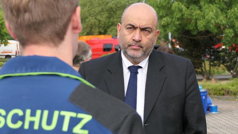 Der Bundesvorsitzende von Bündnis 90/DIE GRÜNEN Omid Nouripour zu Besuch im...